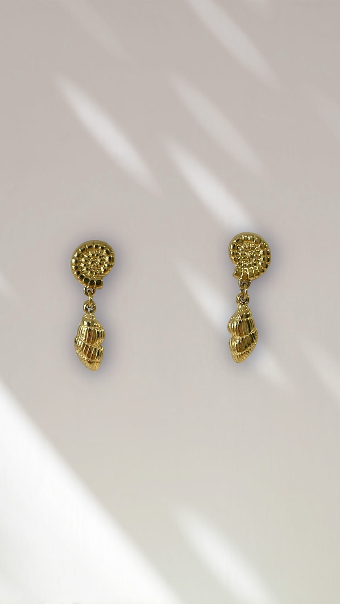 Boucles fine pendante