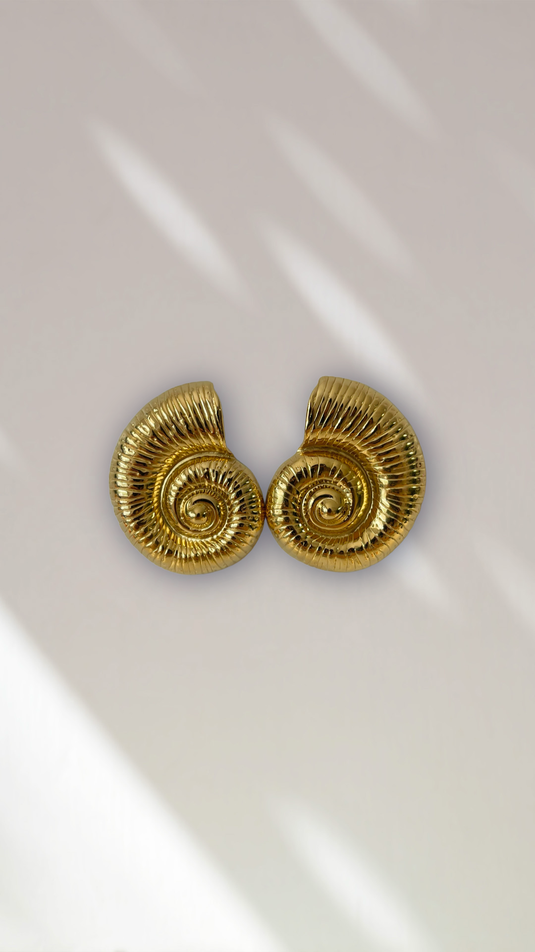 Boucles coquillages large