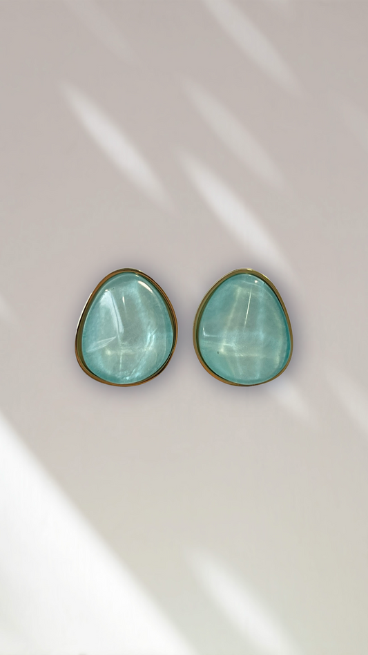Boucles à clips bleu