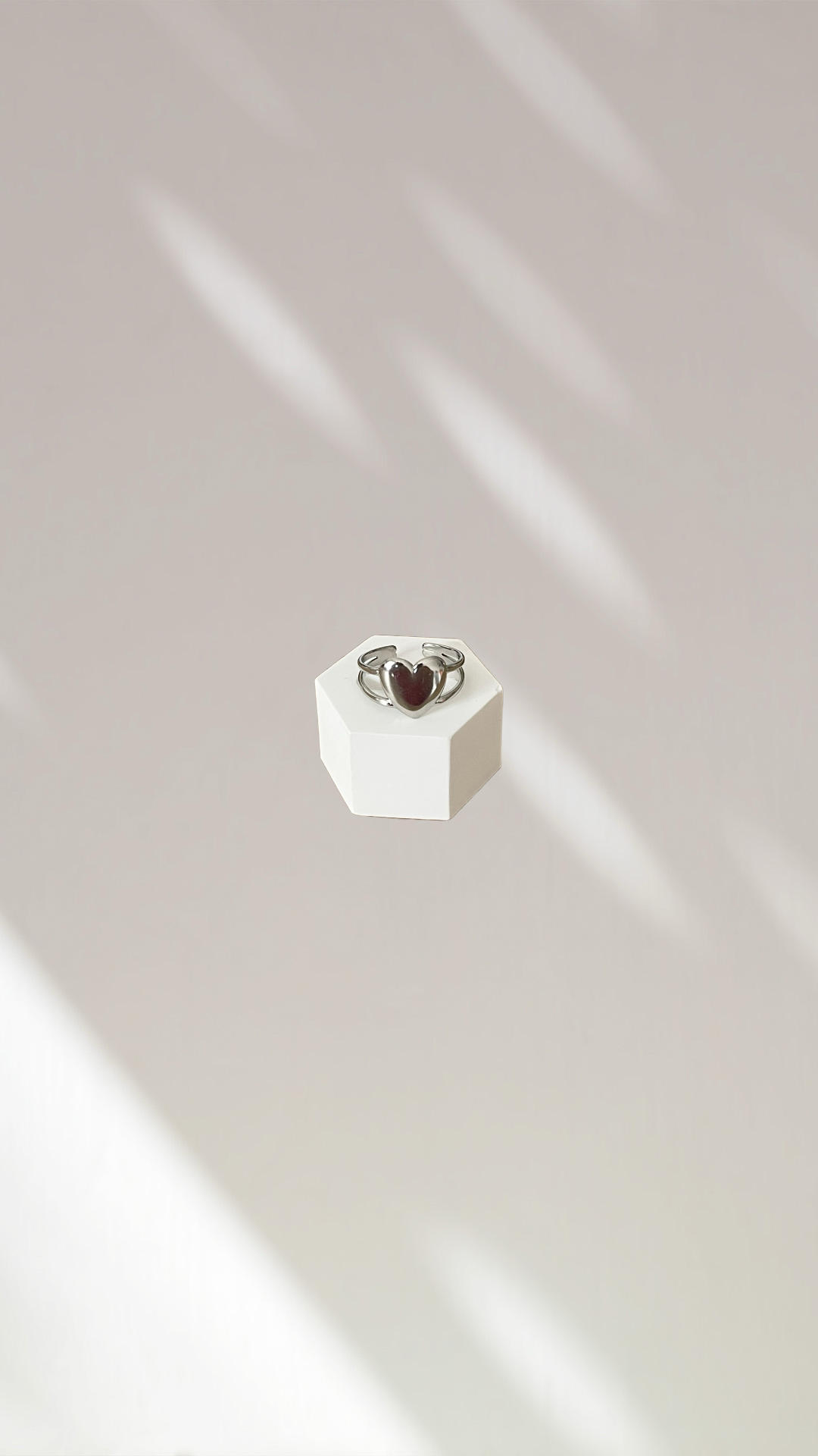 Bague cœur