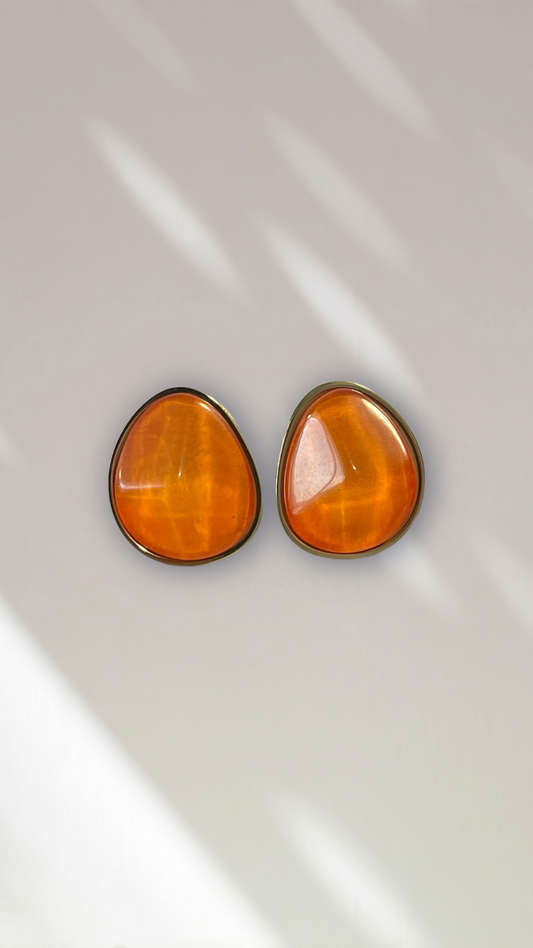 Boucles à clips orange