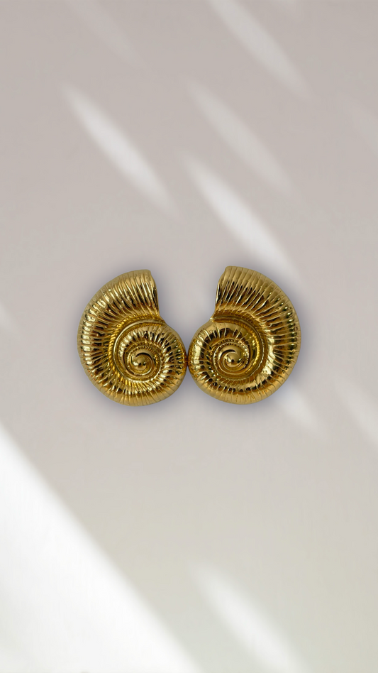 Boucles coquillages large